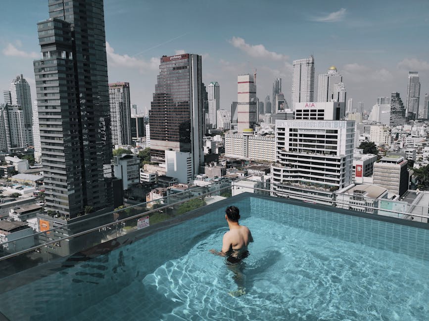 Best Rooftop Pool Hotels in Bangkok Thailand
